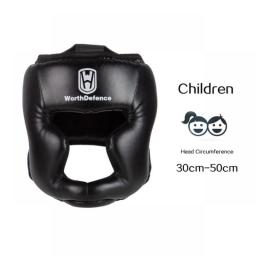 Kick Boxing Helmet For Men Women PU Karate Muay Thai Guantes De Boxeo Free Fight MMA Sanda Training Adults Kids Equipment