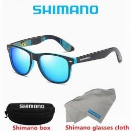 New Shimano Polarizer UV400 Sunglasses Outdoor Sports Bike Hiking Fishing Hunting Men's And Women's Fashion Glasses