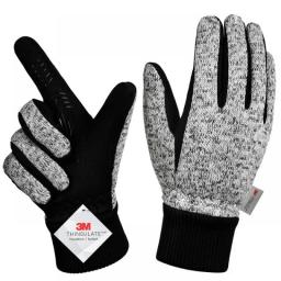MOREOK -10℃ Winter Gloves 3M Thinsulate Thermal Gloves Touchscreen Bike Gloves Warm Bicycle Gloves Non-slip Cycling Gloves Men