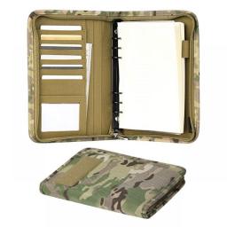Kosibate Outdoor Notebook Cover With 80 Sheets Of Loose-Leaf Paper Military Memorandum Army Weatherproof Tactical Notepad