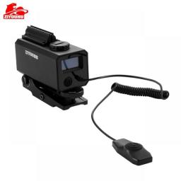 Mini Infrared Laser Rangefinder Riflescope Hunting Shooting Distance Meater Angle Speed Measurer Tactical Rifle Scope Mounted
