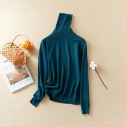 Marwin New-Coming Autumn Winter Top Solid Pull Femme Pullover Thick Knitted Women's Turtleneck Oversize Women Sweater