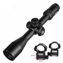 SPINA Optics 4-16x44 FFP Tactical First Focal Plane Riflescope Glass Etched Reticle Sights Side Parallax Turrets Lock Reset.308