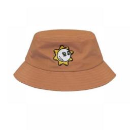 2023 New Embroidered Outdoor Sun Flower Golf Hat Woman Breathable Men Universal Golf Cap Bucket Hat