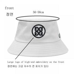 2022 Brand New Golf Cap Fashion Brand Outdoor Golf Bucket Hat Breathable Golf Hat Embroidered Logo 골프 모자