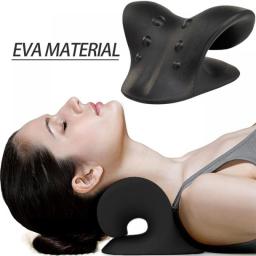 Cervical Spine Stretch Gravity Muscle Relaxation Traction Neck Stretcher Shoulder Massage Pillow Relieve Pain Spine Correction