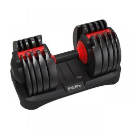 (2 Pack) FitRx SmartBell, Quick Select Adjustable Dumbbell, 5-52.5 Lbs.