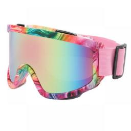 Windproof UV400 Protection Skiing Glasses Men Women Winter Sport Snowboard Goggles Magnetic Snow Eyewear Skier Sunglasses Lens