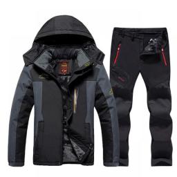 2022 New Men's Ski Suit Brands Windproof Waterproof Thicken Warm Snow Coat Winter Skiing And Snowboarding Jacket And Pants Set