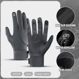 Outdoor Sport Winter Waterproof Winter Cycling Gloves Windproof Ski Gloves For Bike Bicycle Scooter Motorcycle Warm Glove