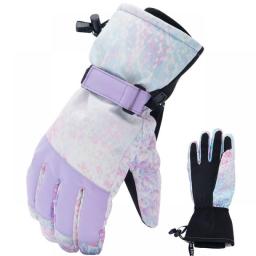 Extra Thick Warm Waterproof Ski Fleecy Gloves Windproof Winter Outside Sport Snowboard Snowmobile Motorcycle Riding Skid-Proof