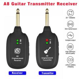 JAYETE C-01 UHF Wireless Microphone Converter XLR Transmitter & Receiver For Dynamic Microphone A8 Guitar Receiving Transmission