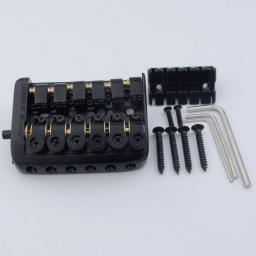 6 String Saddle Headless Electric Guitar Bridge Tailpiece With Worm Involved String Device High Quality Guitar Bridge Tailpiece
