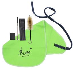 SLADE Saxophone Cleaning Care Kit Sax Cleaning Cloth Mouthpiece Brush Sax Clarinet Accessories Wind Instrument Maintenance Tool