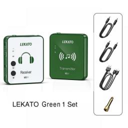 Lekato Wp-10 2.4G Wireless Earphone Monitor Rechargeable Transmitter Receiver M-Vave M8 Rechargeable Stereo Mono Phone Record