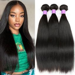 Remy Brazilian Straight Hair 3 Bundles CRANBERRY Hair 3 Bundles Deal 100Percent Remy Human Hair Bundles Double Weft Free Shipping
