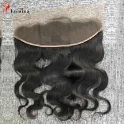 13x4 Lace Frontal 4X4 Body Wave Lace Frontal Closure 4x4 Brazilian Remy Hair Pre Plucked 100Percent Human Hair Lace Frontal 13x4