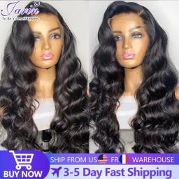 32inch 13x4 Transparent Lace Front Wig Human Hair Wigs Body Wave Pre Plucked 13x6 Lace Frontal Wig Raw Indian Human Hair Wig