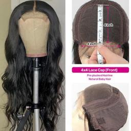 Body Wave Lace Front Wig Remy Human Hair Wig 32 Inch Brazilian Human Hair Wig 250Percentdensity Transparent Lace Frontal Wig For Woman