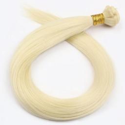 Bone Straight Hair Bundles Salon Natural Hair Extensions Fake Fibers Super Long Synthetic Yaki Straight Hair Weaving Full To End