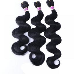 FSR Body Wave Black To Green Color Ombre Hair Bundles Synthetic Hair Weave 16-20 Inch Available 3 Bundles/Lot 210g Hair Product