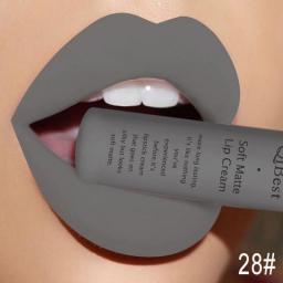 QIBEST Matte Liquid Lipstick Waterproof Long Lasting Velvet Mate Nude Red Lip Gloss Lint Tube Makeup Cosmetic Lipsticks Lipgloss