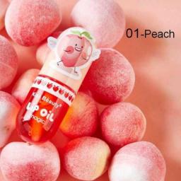 Peach Moisturizing Lip Gloss Peach Waterproof Glossy Long Lasting Not Sticky Natural Lip Tint Daily Makeup Lip Oil Primer