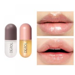 Day Night Instant Volume Lips Plumper Oil Moisturizing Repairing Reduce Lip Fine Line Serum Cosmetic Sexy Lip Gloss Makeup