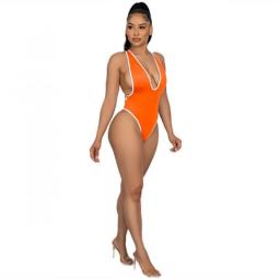 10pcs Wholesale Items In Bulk Beach Wear Jumpsuit Swimsuit Cover Women Sexy Y2k Vintage Halter Bodysuit Fashion Swimwear K10938