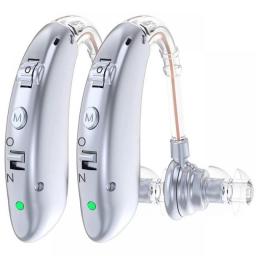 Rechargeable Digital Hearing Aids For Seniors With Integrated Sound Amplification And Noise Reduction, Adult Hearing Aids