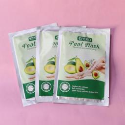 1 Pair Avocado Exfoliating Foot Mask Remove Dead Skin Cuticles Baby Care Peeling Foot Film Socks For Pedicure Breathable