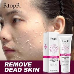 RtopR Facial Exfoliating Gel Cream Whitening Moisturizing Facial Scrub Clear Acne Blackhead Facial Scrub