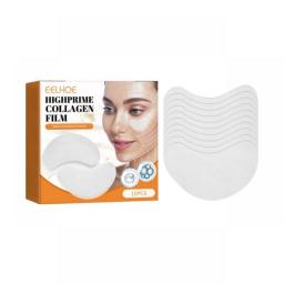5Pairs Collagen Soluble Film Anti Aging Wrinkles Remove Dark Circles Nourish Mask Moisturizing Lift Firming Skin Eyes Care