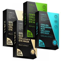 80 Pairs 24K Gold Collagen Eye Patches Anti DarK Circles Puffy Eyes Reduce Fine Lines Moisturizing Nourishing Eye Pads