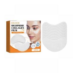 5Pairs Collagen Soluble Film Anti Aging Wrinkles Remove Dark Circles Nourish Mask Moisturizing Lift Firming Skin Eyes Care