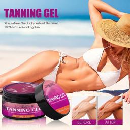 100g Intensive Tanning Gel Intensive Powerful Natural Lotion Cream Skin Brown Tanning Skin Shine Cream Tan Accelerator Tann U7Y4