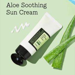 COSRX Aloe Soothing Sun Cream SPF 50+ PA+++ 50ml Sunscreen Sun Protection Uv Isolation Moisturizing Non-greasy Korean Skincare