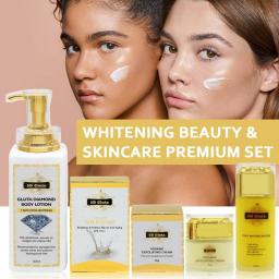 5D Gluta Whitening Skin Care Set Original Korean Cosmetics Skin Care Products For European And American Female Dark Skincare