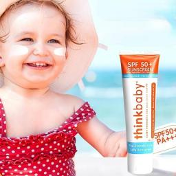 SPF 50 Thinkbaby Children Sunscreen 89ML Protector Mild Non-irritating Anti-Oxidation Outdoor UV Resistance Body Lotion Cream