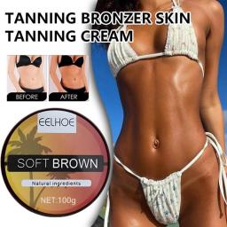 Buy 6 Get 8 Pcs Quick Self-Tanning Cream Men Women Summer Beach Self Care Brown Tan Cream Bronzer Body Self Tanning Accelerator