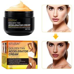 Tanning Cream Outdoor Sun Tan Natural Accelerator Sunless Tanner Cream Repair Gel Anti Aging Summer Beach Bronzer Skin For Women