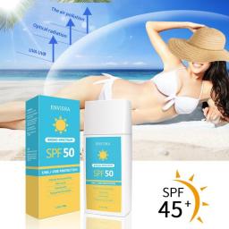 ENVISHA Body Sunscreen Cream Skin Care Protector Facial Spf Isolation Lotion Cream Moisturizer Whitening Anti-UV Beauty Health