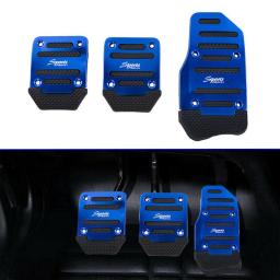 Universal Sports Non-Slip Car Pedal Manual Series Kit Brake Pad Cover 3pcs/set
