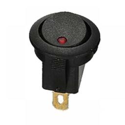 5Pcs/Set ON/OFF 12V Round Rocker Dot Waterproof LED Light Luminescence Toggle Switches Car Accessories