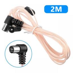 FM Antenna 75 Ohm F Type Male Plug For Home Radio Stereo Signal Receiver Aerial