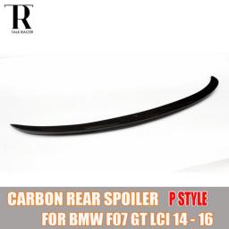 MP Style Carbon Fiber Rear Spoiler Wing For BMW F07 528 535 GT LCI 2014 2015 2016