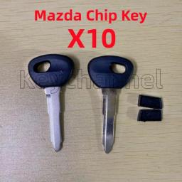 5/10/20pcs Car Key Transponder Key Spare Chip Slot Key Maz24 Key For Mazda 2 3 6 626 323 MX2 MX5 Capella ATENZA  Replacement Key