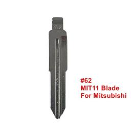 10pcs #62 MIT11 Car Key Blade For Mitsubishi (left) Benz NO.62 Replacement Metal Blank Uncut Flip KD VVDI Remote Key Blanks
