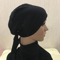 Soft Inner Muslim Women Hijab Cap Islamic Head Wear Hat Underscarf Cotton Hats Bonnet Turkish Scarves Arab Headdress India Caps