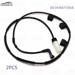 2PCS Rear Brake Pad Sensor FOR Mini Cooper 2007-2015 / R55 / R56 / R57 / R58 / R59 Brake Induction Wire Replacement 34356773018